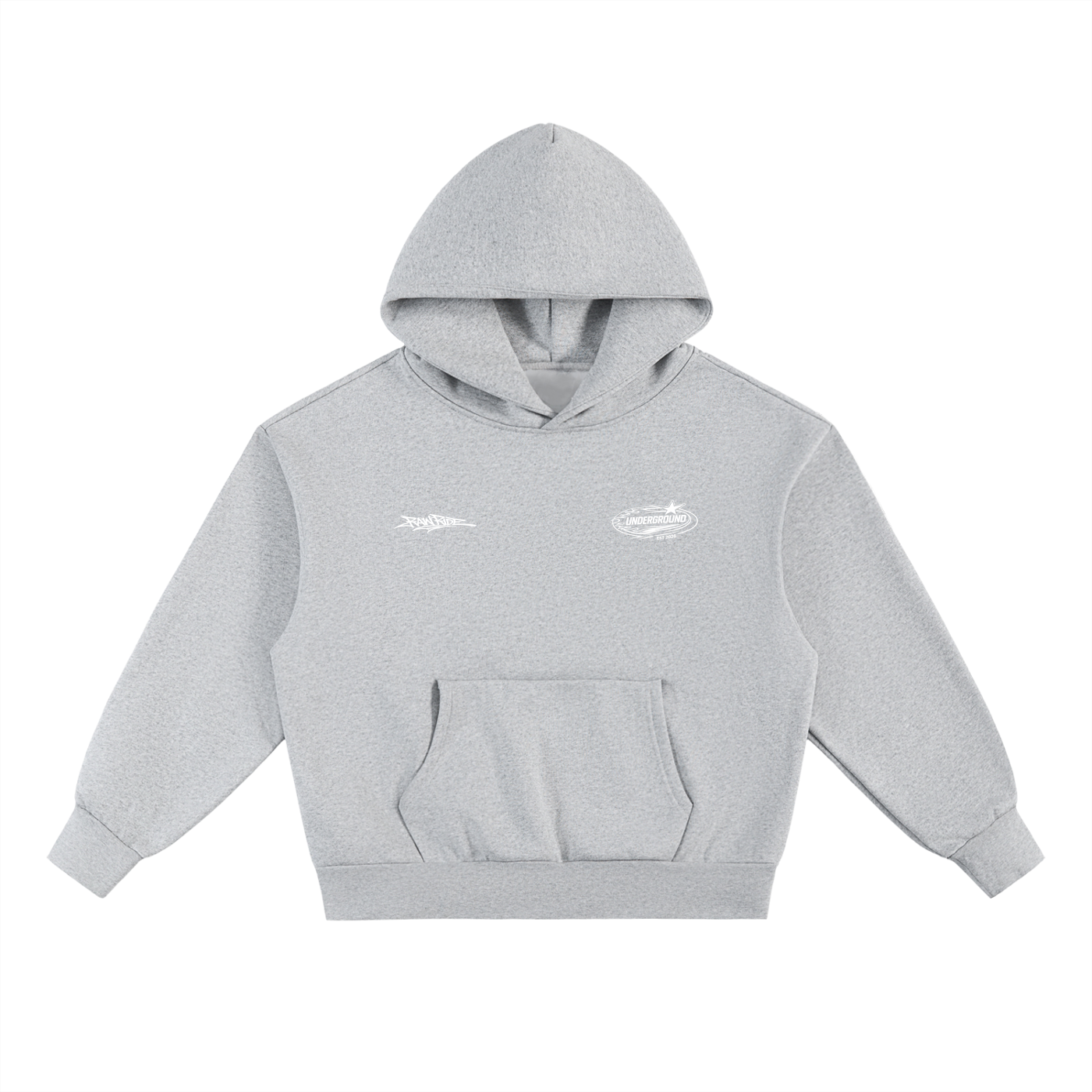 Essential Heavyweight Fleece Hoodie - Underground collection by RAW RIDE™
