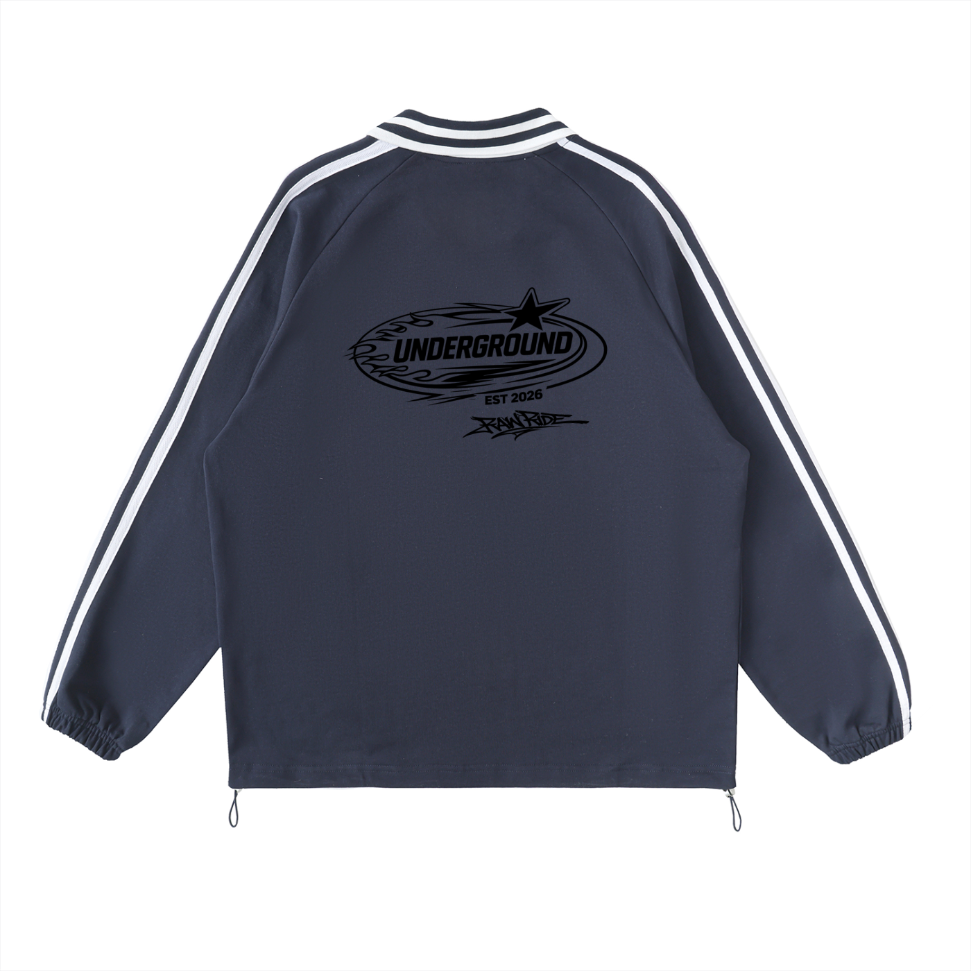 Crewneck Contrast Stripe - Underground Collection by RAW RIDE™
