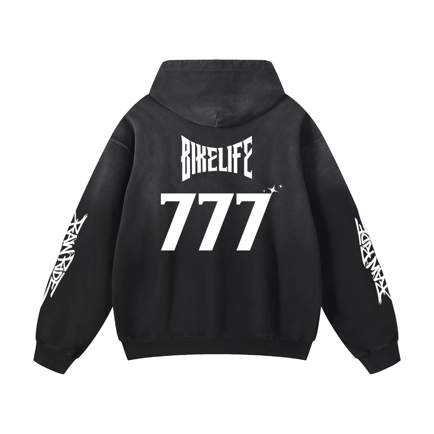 Heavyweight Sunfade Oversized Hoodie – BikeLife Collection by RAW RIDE™