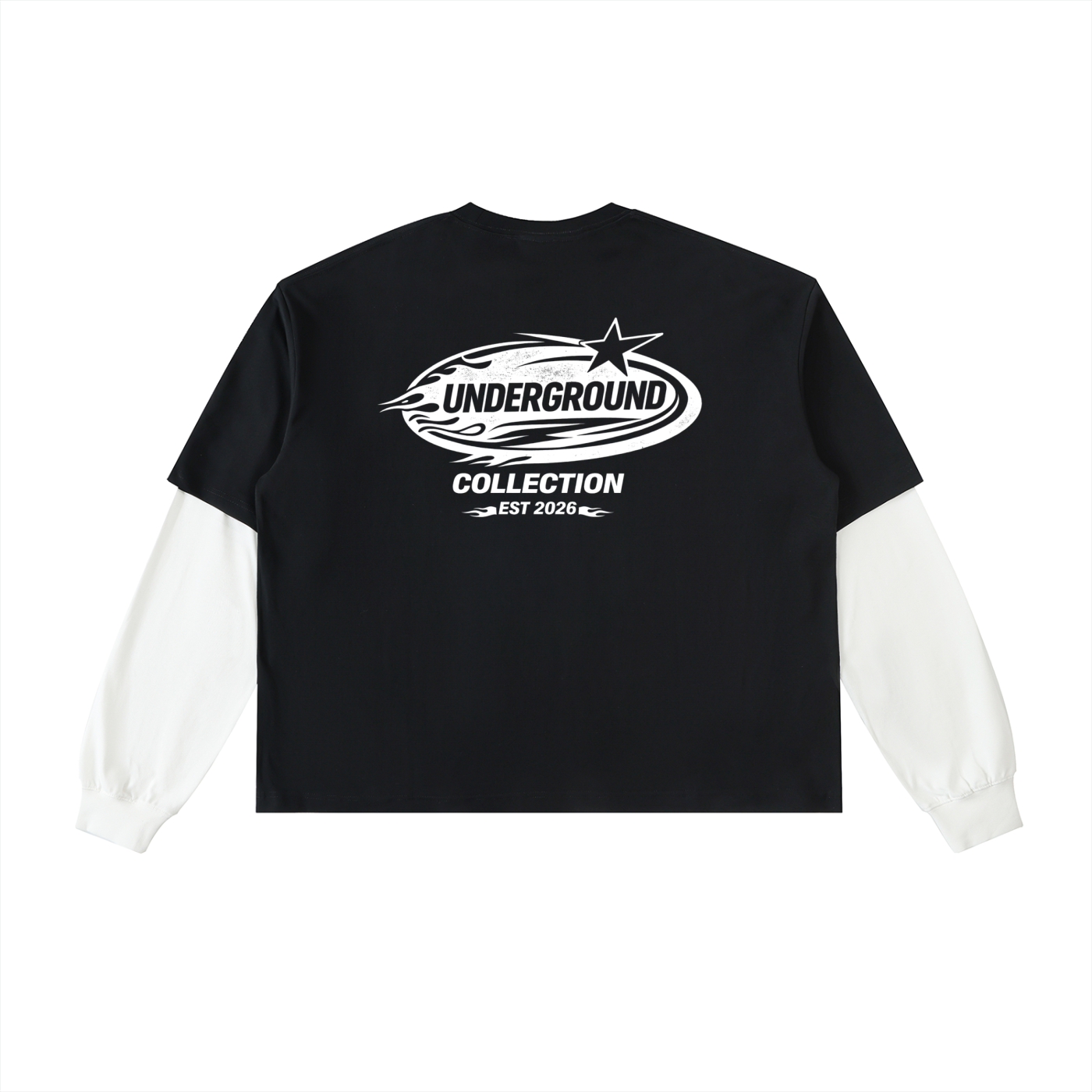 Dual Sleeve Long Tee – Underground Collection by RAW RIDE™